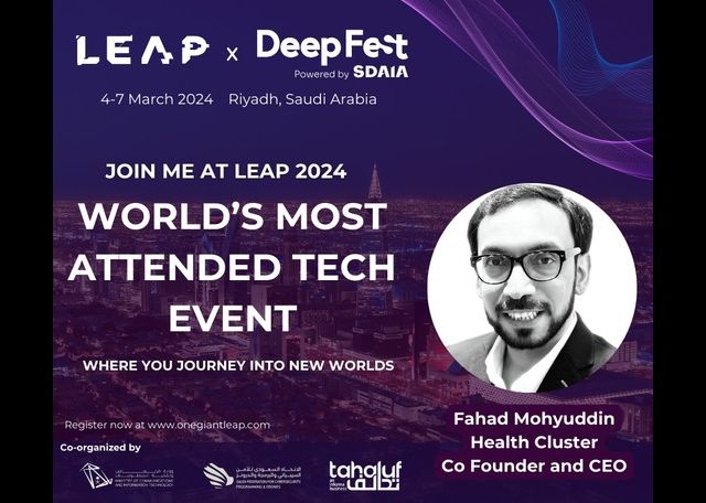 Health Cluster Attending The DeepFest at LEAP 2024, Riyadh (1)