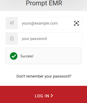 Prompt EMR Login