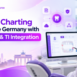 Dental charting software in Germany with Gematik and TI integration for modern dental clinics.